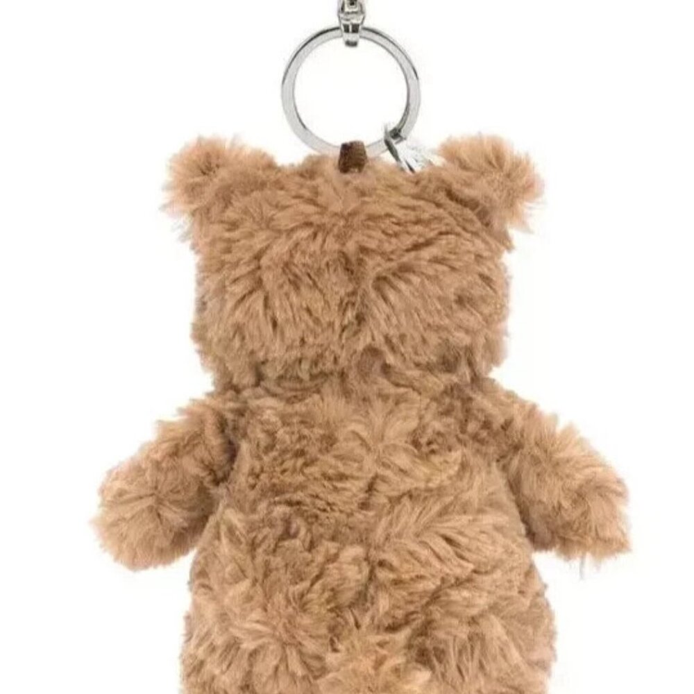 Jellycat BARTHOLOMEW BEAR Bag Charm Authentic direct from Jellycat Brown collect - Picture 5 of 16
